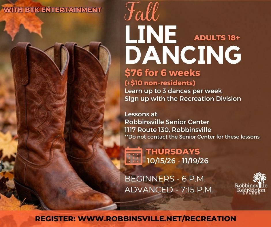 2026 Fall Line Dancing Flyer